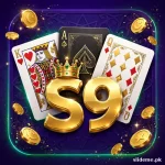 S9 PaK Game app icon with golden crown S9 and playing cards