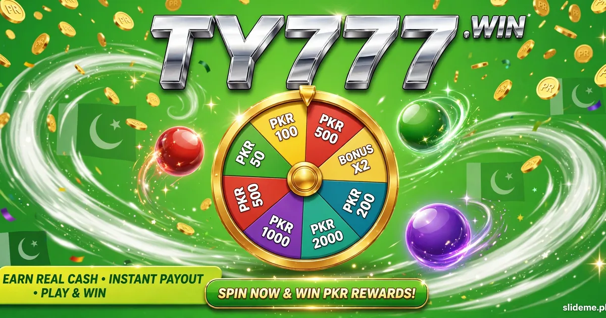 TY777 color prediction and spin wheel banner