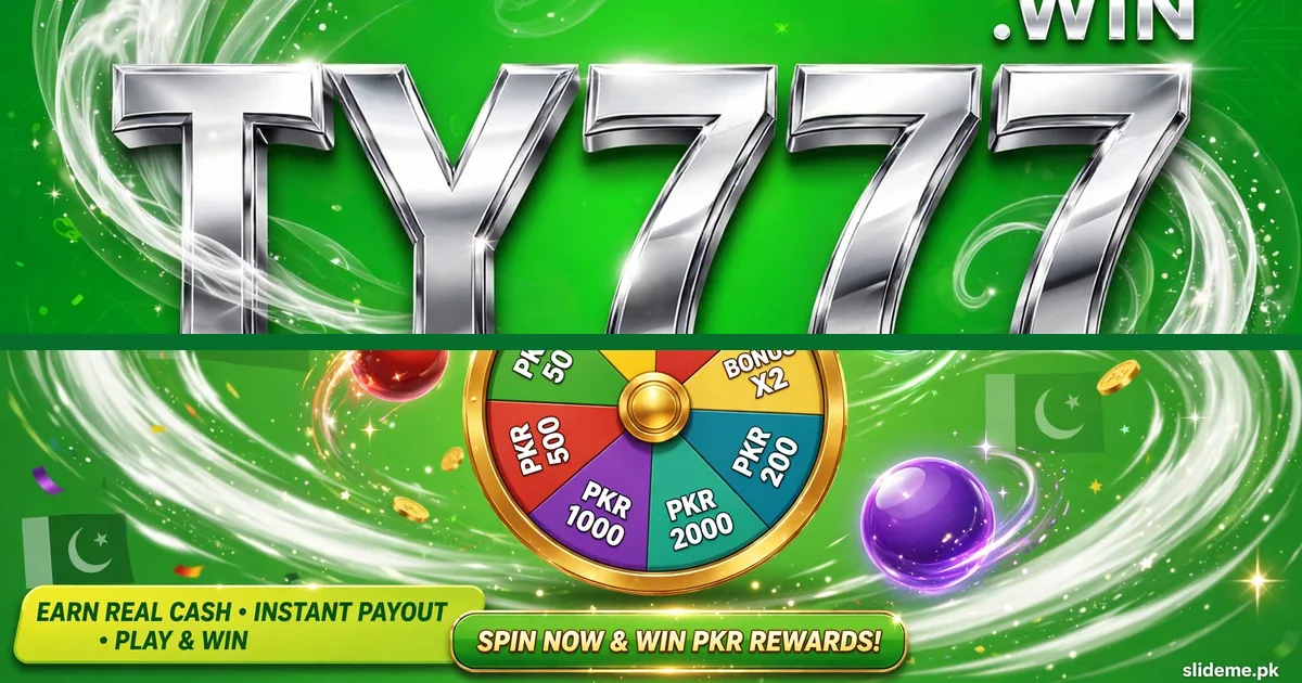 TY777 game lobby with JazzCash and Easypaisa payments
