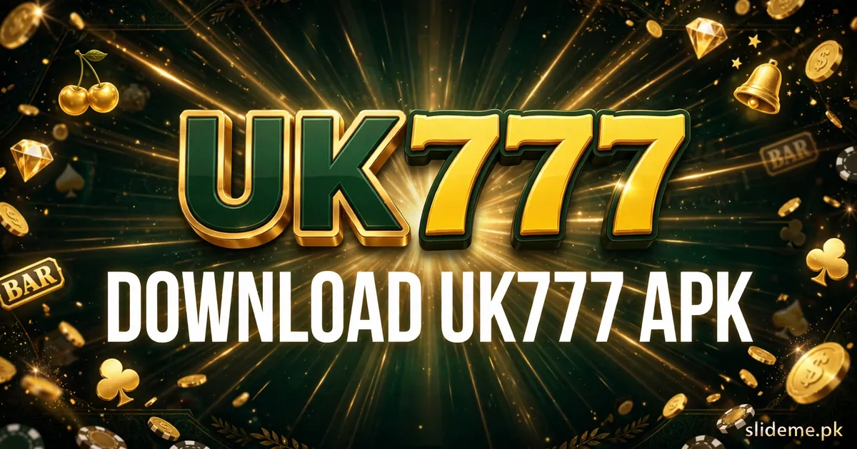 UK777 slots, cards and live casino games banner
