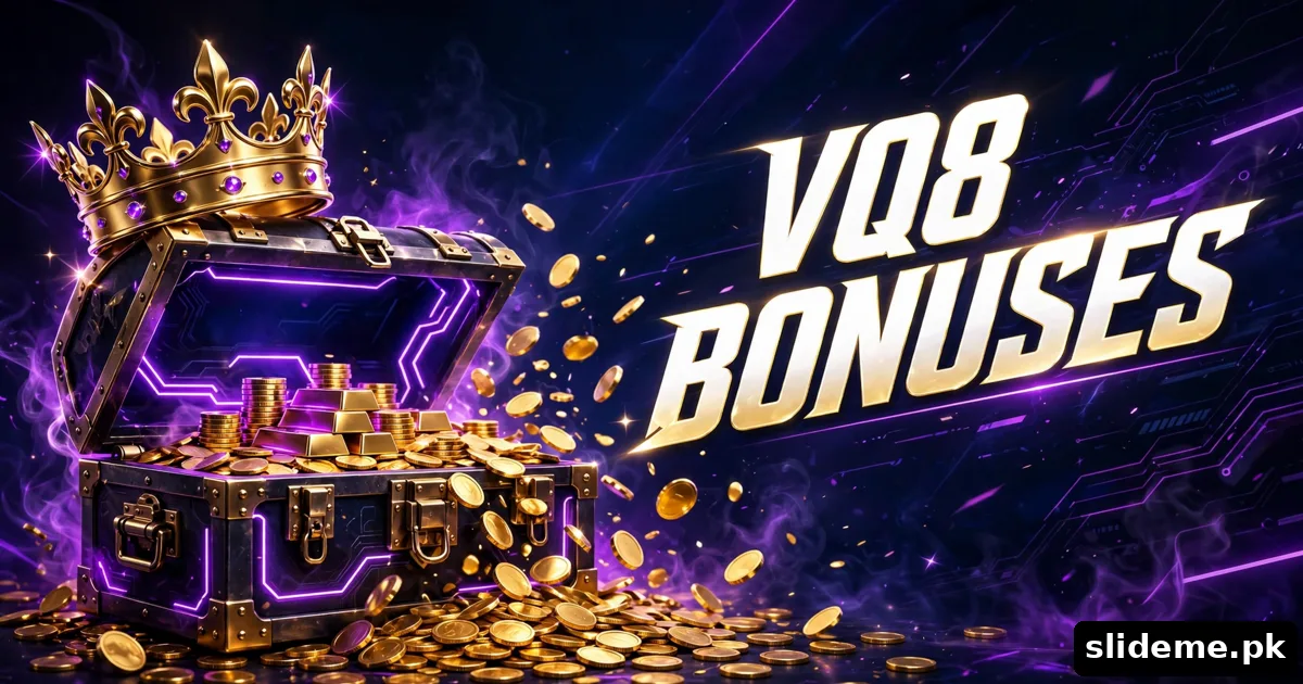 VQ8 bonuses welcome cashback and VIP promotions