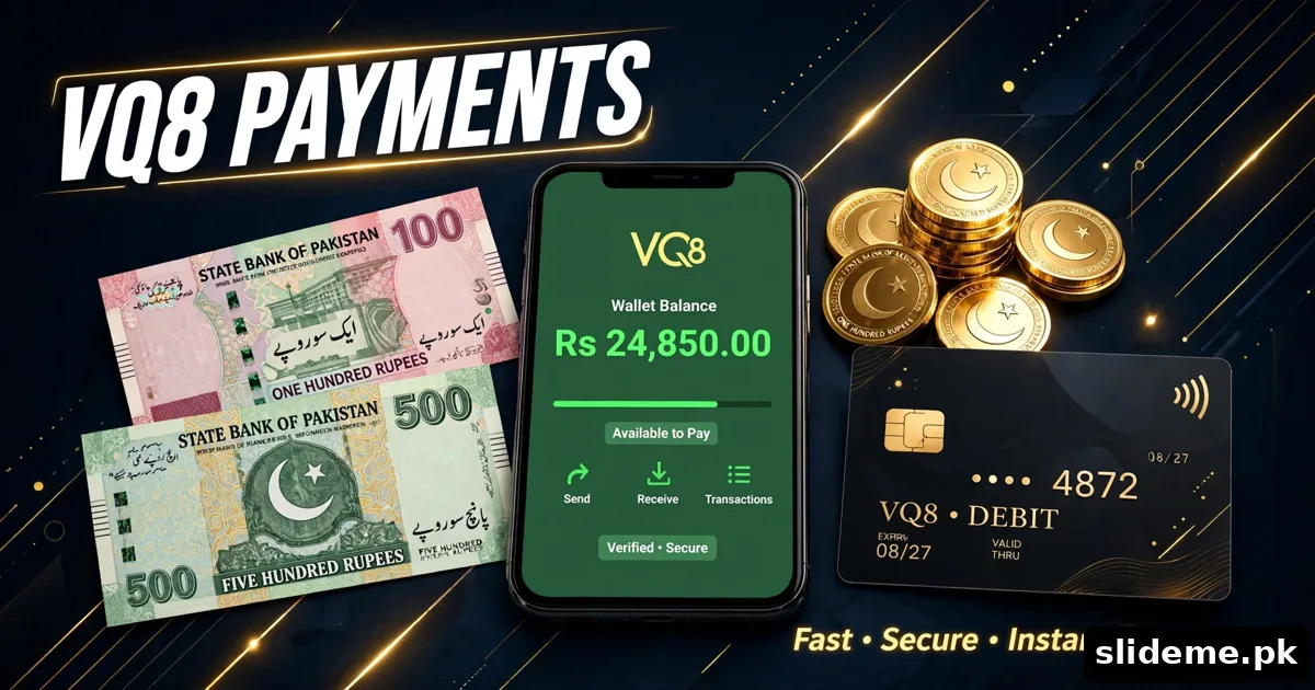 VQ8 JazzCash and EasyPaisa wallet payments