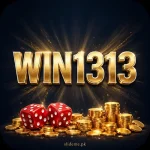 WIN1313 Game app logo – color prediction and lottery gaming app for Pakistan