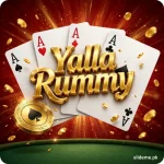 Yalla Rummy Game APK download 2026 – real cash rummy game for Pakistan with playing cards and gold coins