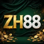 ZH88 Game logo — gold ZH and white 88 on emerald green